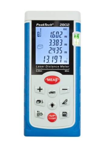 PeakTech P2802 | Medidor de distancia láser