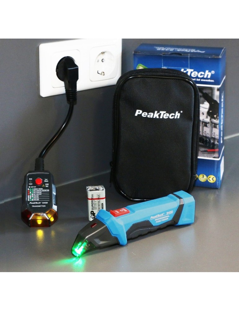 PeakTech P3432 | Localizador de fusibles