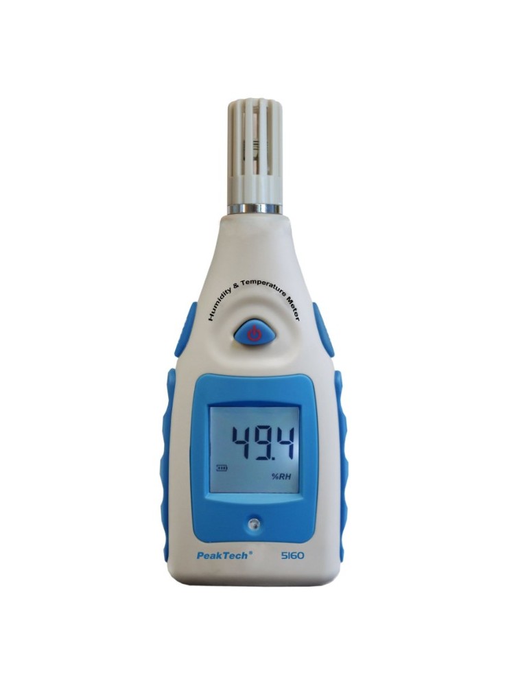 PeakTech P5160 | Medidor de velocidad del aire, temperatura y humedad
