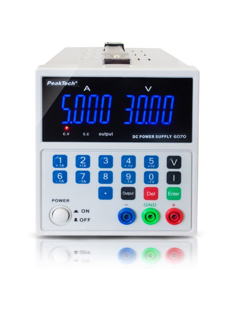 PeakTech P6070 | Fuente de alimentación