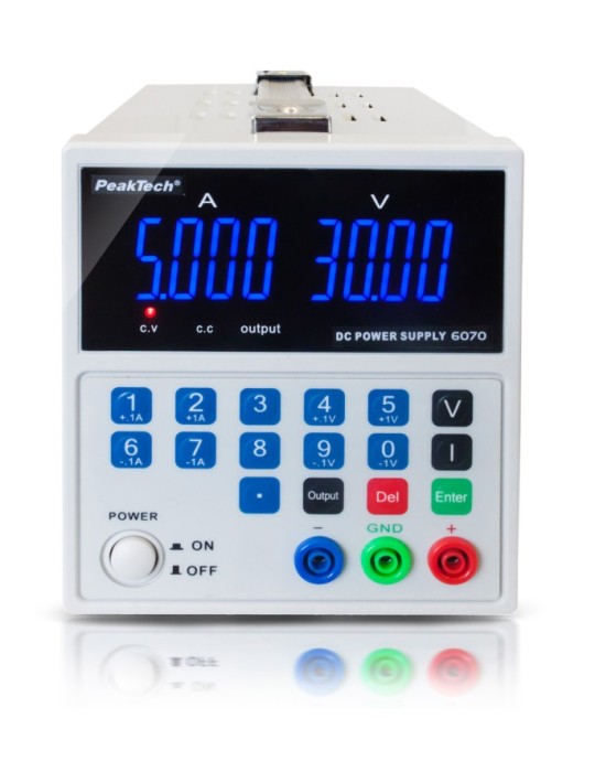 PeakTech P6070 | Fuente de alimentación