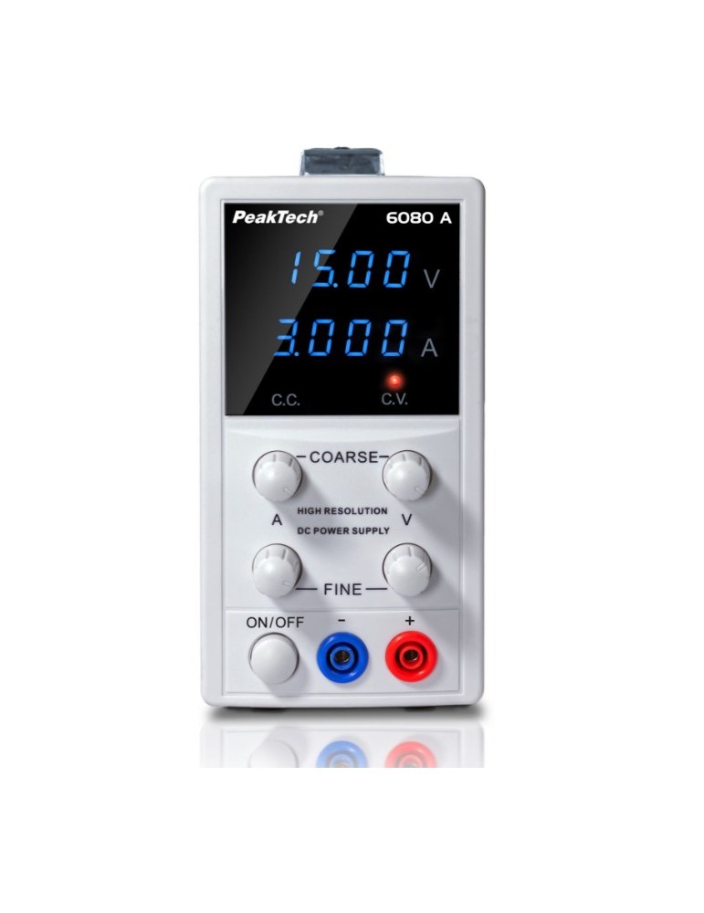 PeakTech P6080A | Fuente de alimentación