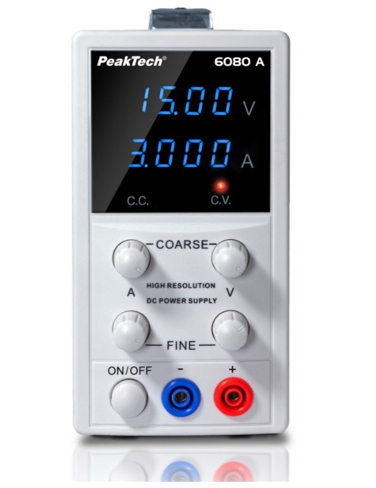PeakTech P6080A | Fuente de alimentación