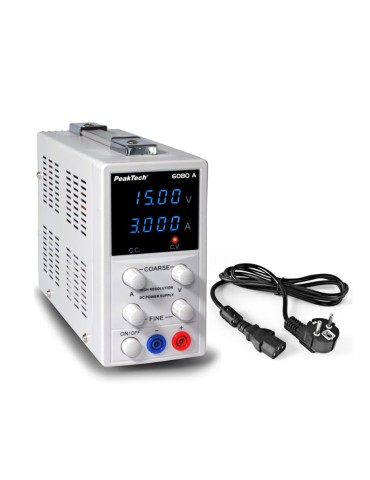 PeakTech P6080A | Fuente de alimentación 2