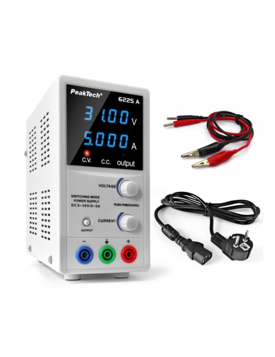 PeakTech P6225A | Fuente de alimentación