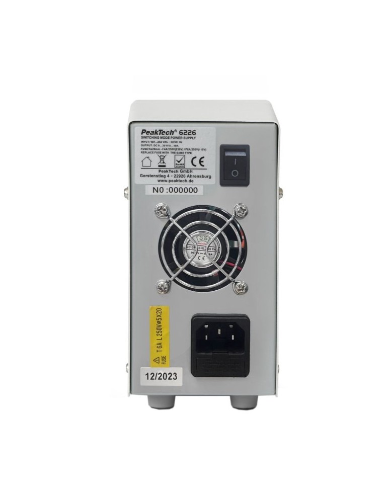 PeakTech P6226 | Fuente de alimentación