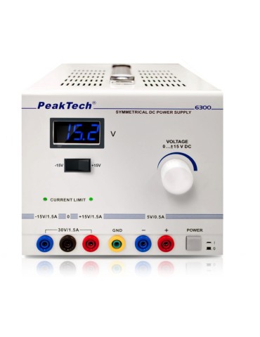 PeakTech P6300 | Fuente de alimentación