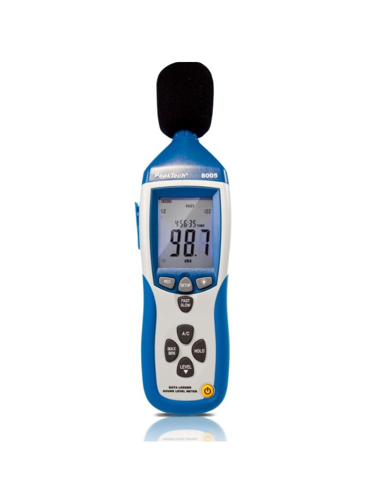 PeakTech P8005 | Sonómetro digital clase ii con datalogger