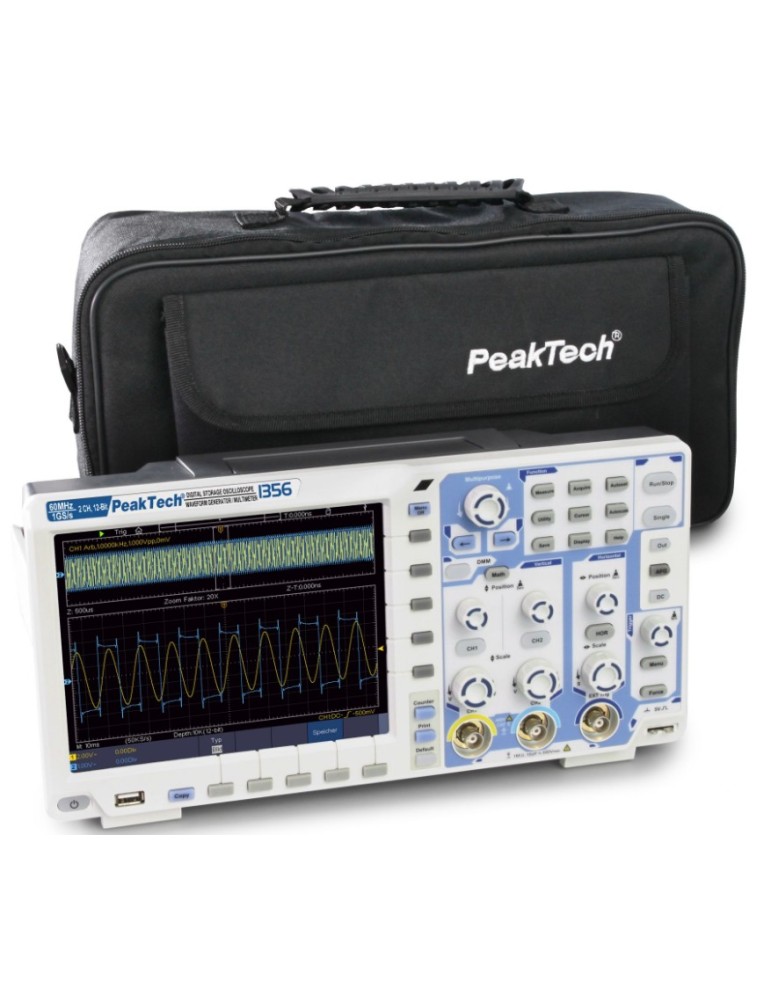 PeakTech P1356 | Osciloscopio digital