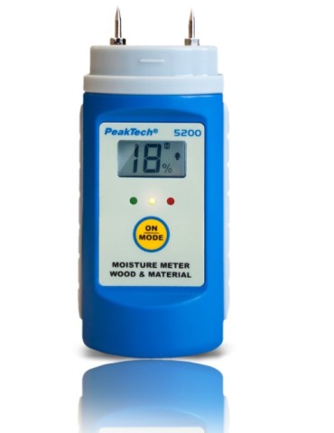 PeakTech 5200 - Medidor de humedad para madera y materiales