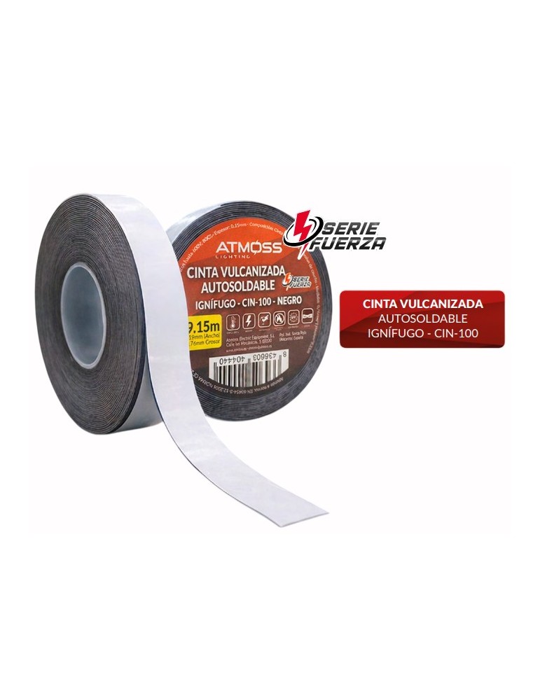 Cinta Autovulcanizante Atmoss CIN-100 19 mm x 9,15 m