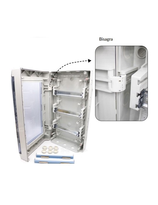Caja Distribución Atmoss BOX-019 IP65 36 Módulos