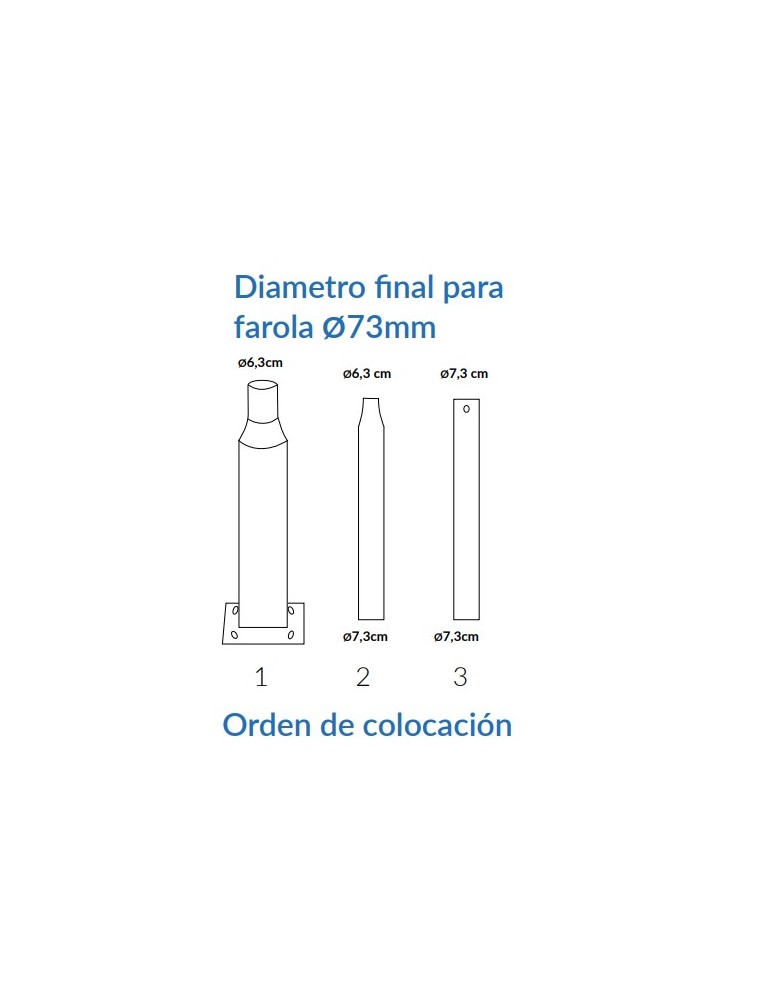 Atmoss FRL-035 | Soporte para iluminación solar