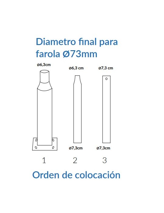 Atmoss FRL-035 | Soporte para iluminación solar