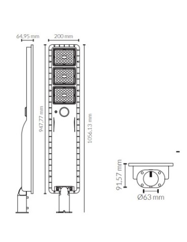 Atmoss FRL-052 | Farola solar 2