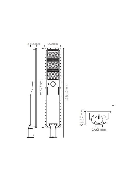 Atmoss FRL-052 | Farola solar