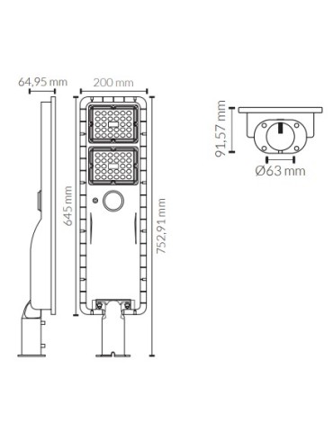 Atmoss FRL-057 | Farola solar 2