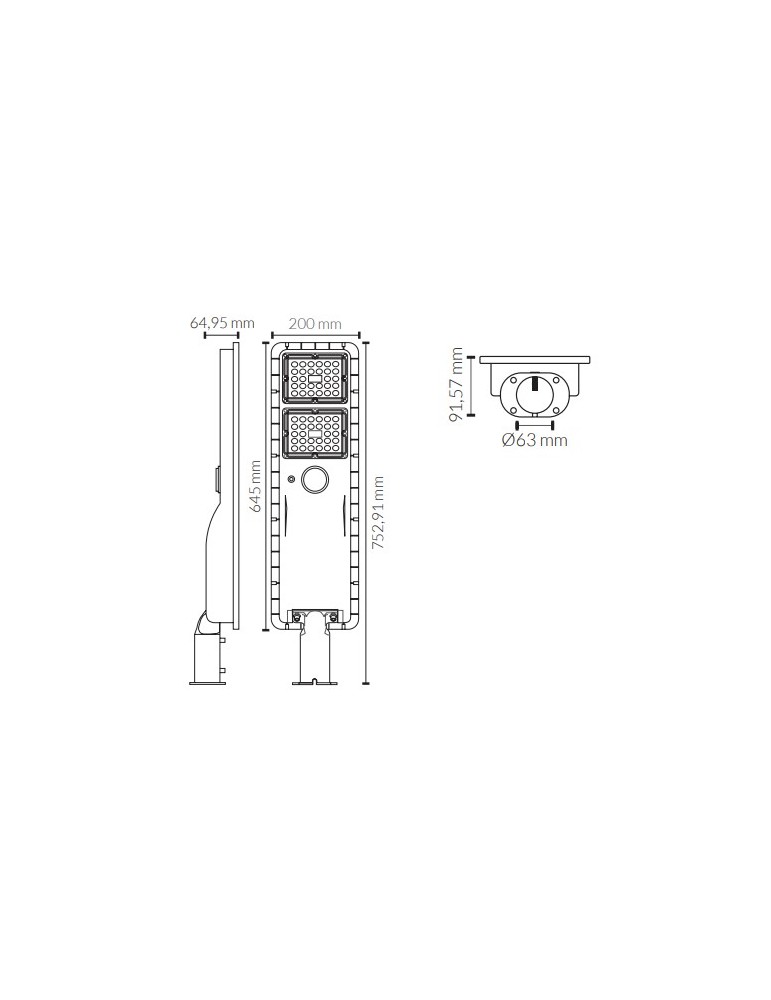 Atmoss FRL-057 | Farola solar