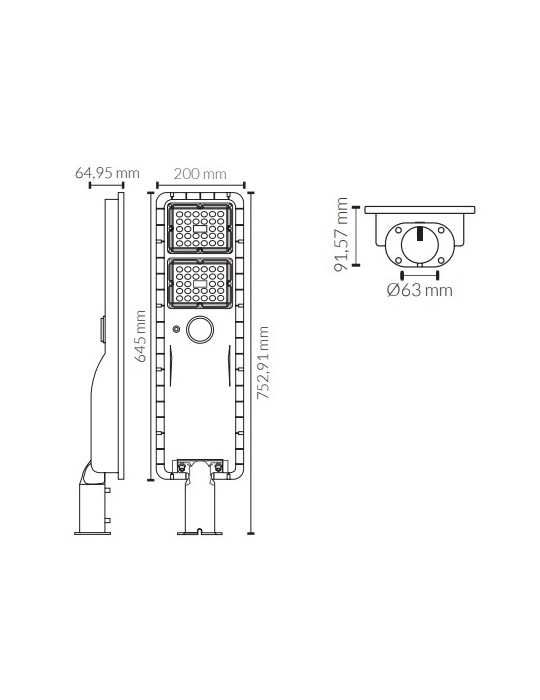 Atmoss FRL-057 | Farola solar