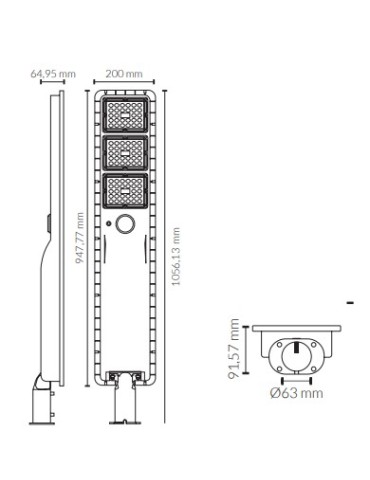 Atmoss FRL-058 | Farola solar 2