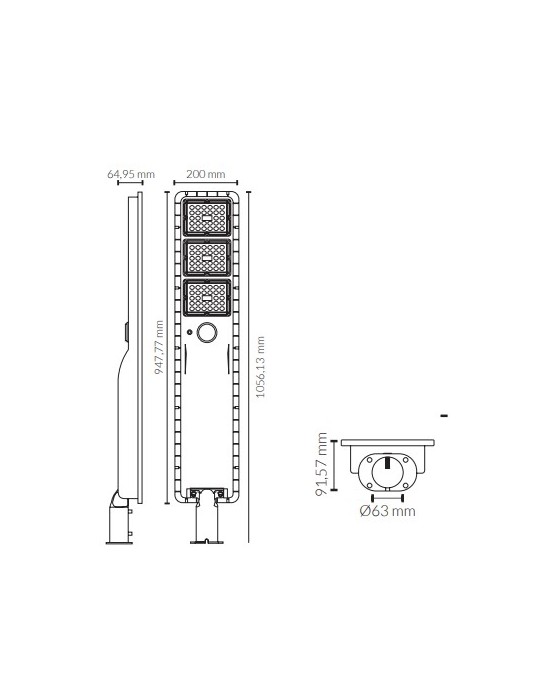 Atmoss FRL-058 | Farola solar