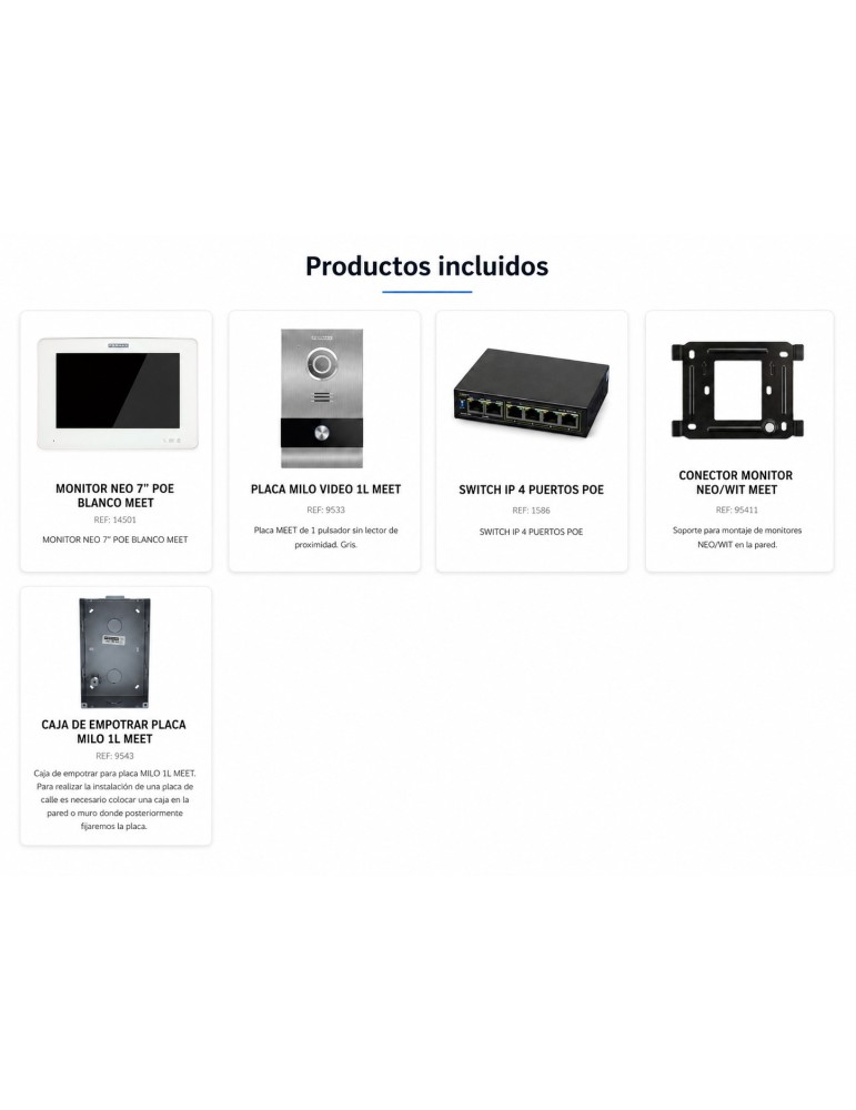 Fermax 1508 Kit Videoportero IP NEO MEET | Suministros Eléctricos