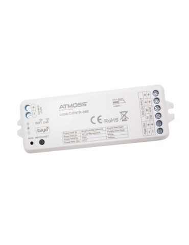 Atmoss Controlador WiFi Tuya para tira LED CCT de 5 A por c CONTR-060