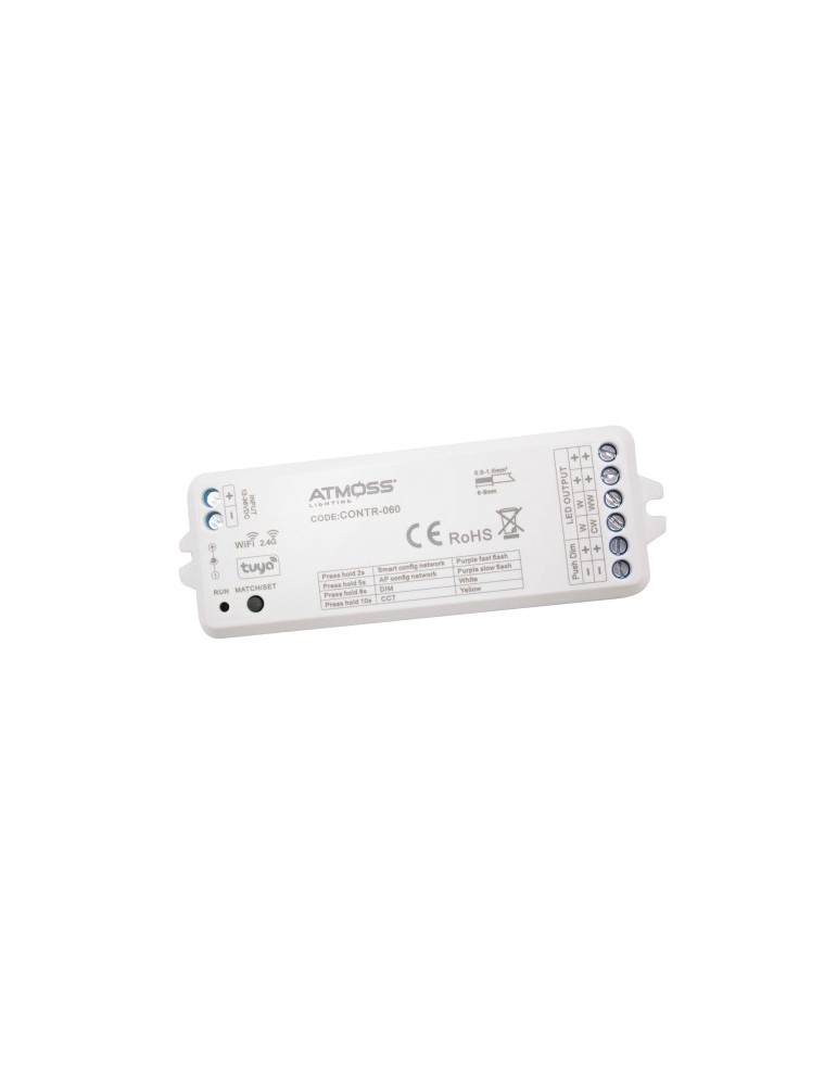 Atmoss Controlador WiFi Tuya para tira LED CCT de 5 A por c CONTR-060