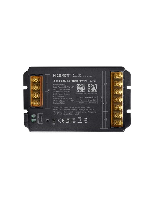 Atmoss Controlador 2 en 1 WiFi 2.4g dimmer push 30 A CONTR- CONTR-095