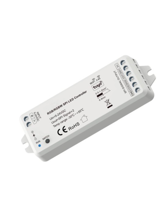 Atmoss Controlador LED 8 A RGB/RGBW digital SPI CONTR-100 CONTR-100