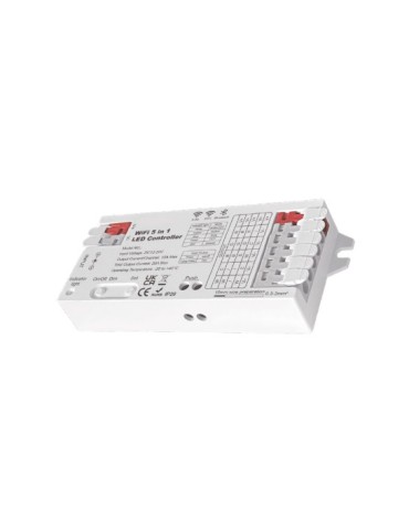 Atmoss Controlador LED 5 en 1 WiFi Bluetooth Tuya de 20 A C CONTR-108