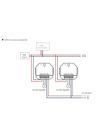 Atmoss Regulador de intensidad TRIAC DALI de 1,5 A por cana CONTR-115 2