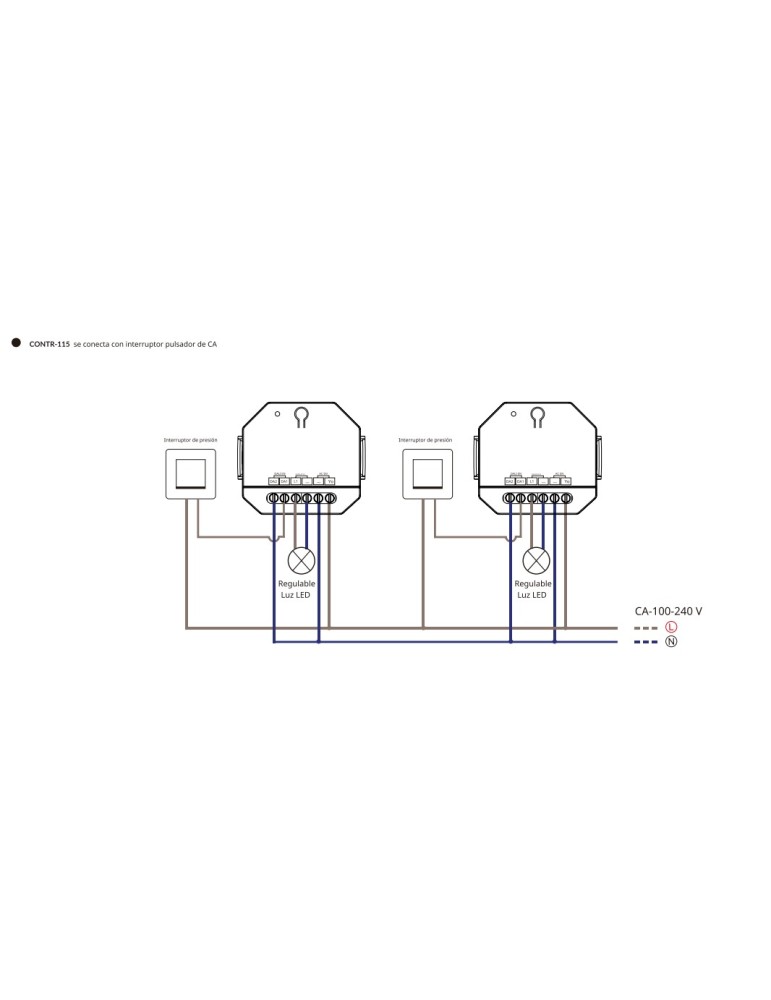 Atmoss Regulador de intensidad TRIAC DALI de 1,5 A por cana CONTR-115