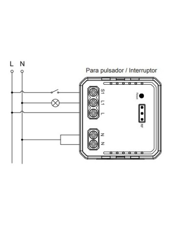 Atmoss Pastilla cerradura WiFi RF UART hole 250 W LED CONTR CONTR-117 2