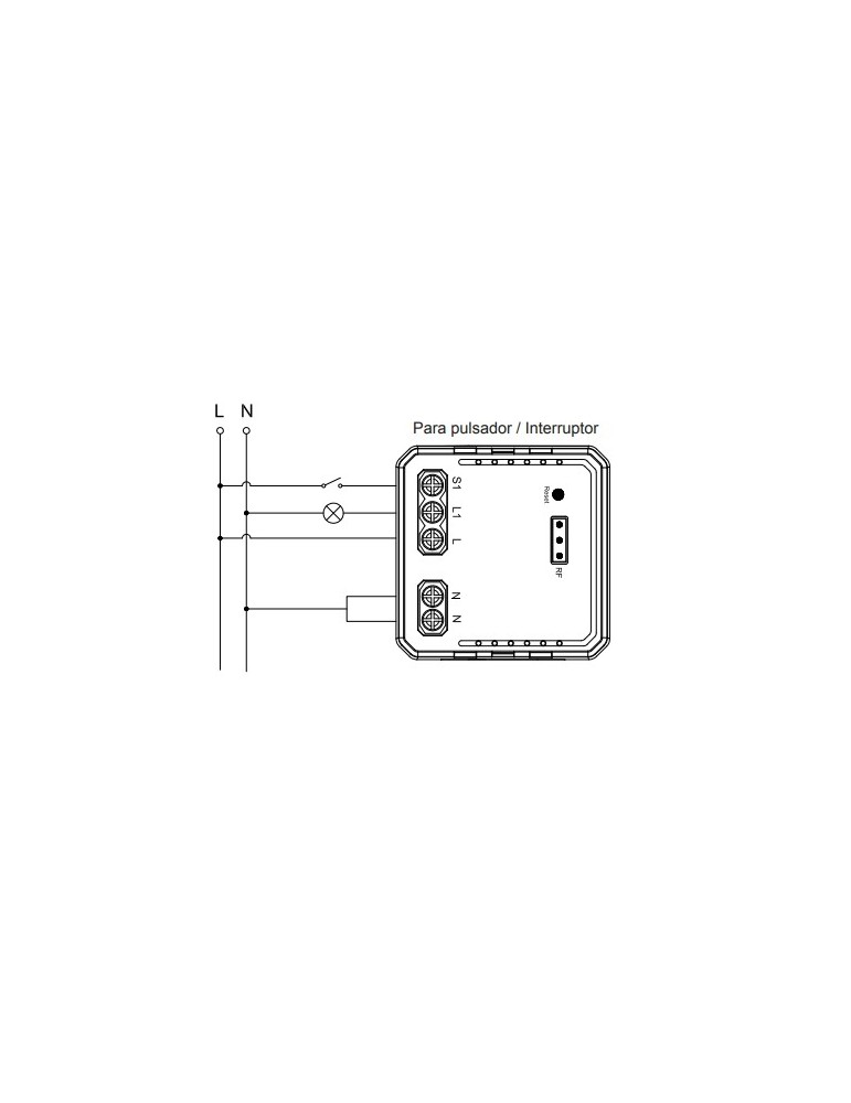 Atmoss Pastilla cerradura WiFi RF UART hole 250 W LED CONTR CONTR-117