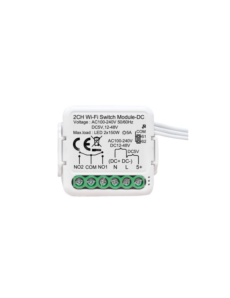 Atmoss Pastilla interruptor WiFi contacto seco 1 canales CO CONTR-122