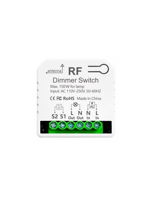 Atmoss Pastilla interruptor dimmer con control remoto CONTR CONTR-125
