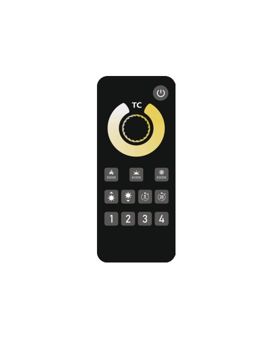 Atmoss Mando RF 2,4 GHz de 4 zonas para iluminación CCT CON CONTR-129