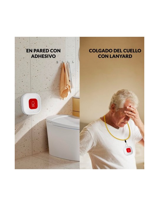 Atmoss Botón WiFi SOS Tuya batería SGR-038 | Comprar online