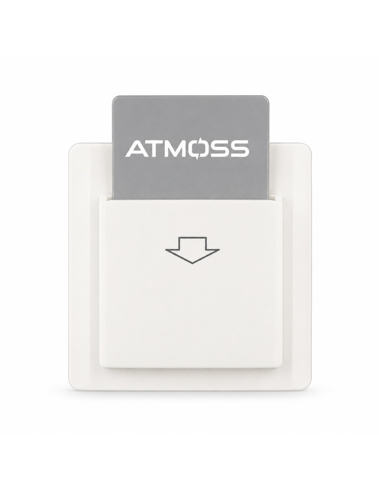 Atmoss Interruptor de tarjeta blanco 230 V 40 A 20s SGR-044 SGR-044