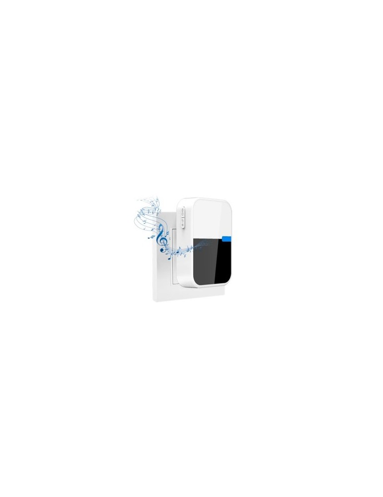 Atmoss Timbre exterior inalámbrico kinetic con pulsador y re TIMB-396