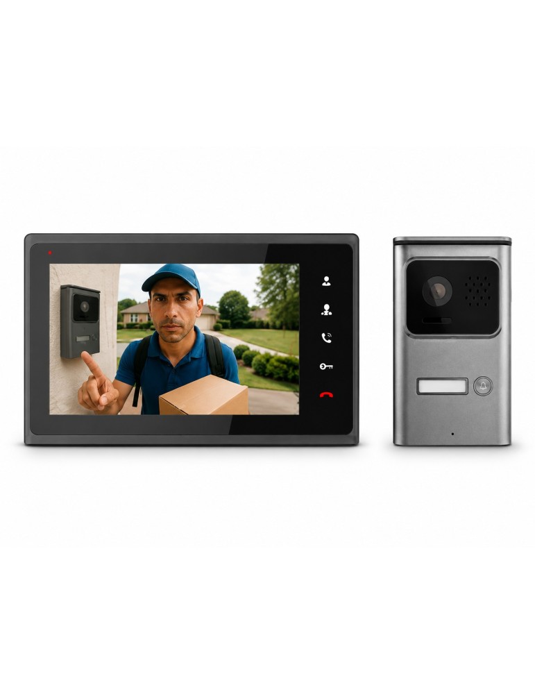 Atmoss Videoportero gris con monitor 7" 1080p VPO-004 | Comprar online
