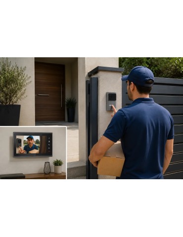Atmoss Videoportero gris con monitor 7" 1080p VPO-004 | Comprar online 2