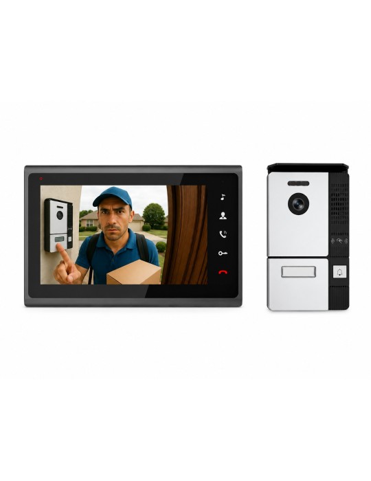 Atmoss Videoportero aluminio con monitor 7" 1080p VPO-006 VPO-006