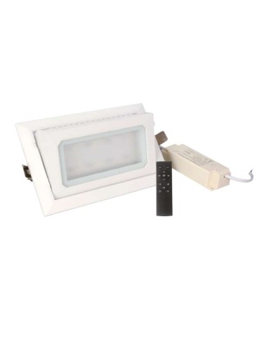 Atmoss Downlight rectangular LED 40 W WiFi Tuya 3CCT blanco P PRY-138