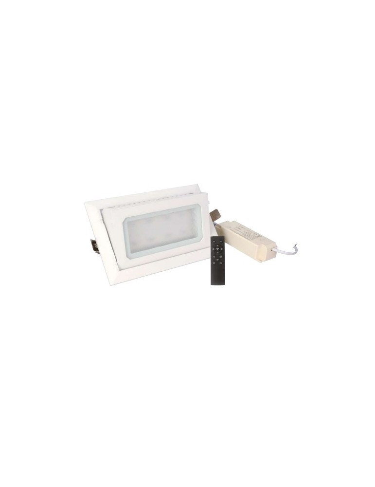 Atmoss Downlight rectangular LED 40 W WiFi Tuya 3CCT blanco P PRY-138