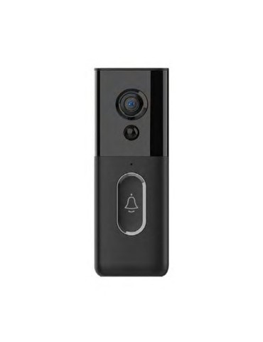 Atmoss Timbre con cámara WiFi Tuya 1080p, batería y cable de SGR-010