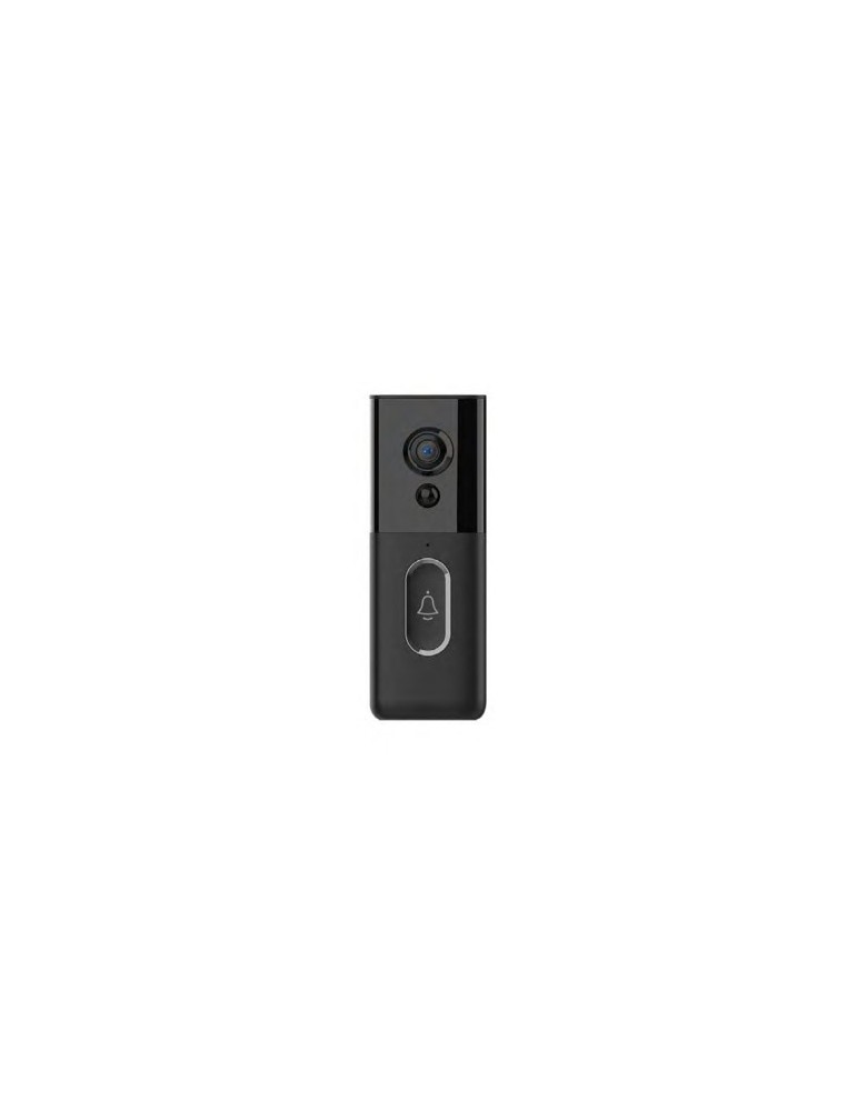 Atmoss Timbre con cámara WiFi Tuya 1080p, batería y cable de SGR-010