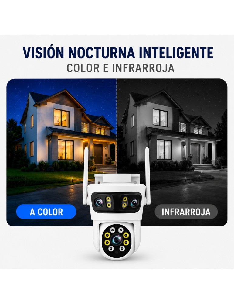 Cámara WiFi Atmoss CAM-014 2MP PTZ Exterior Tuya