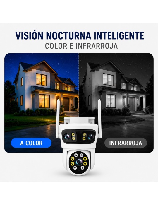 Cámara WiFi Atmoss CAM-014 2MP PTZ Exterior Tuya